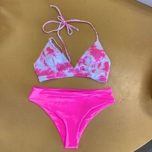 Romwe Pink Bikini